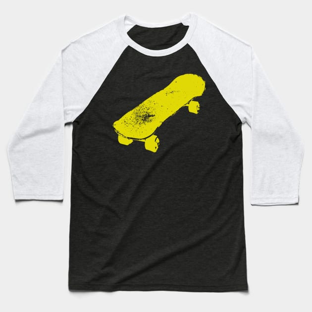 Skateboard Baseball T-Shirt by Spindriftdesigns